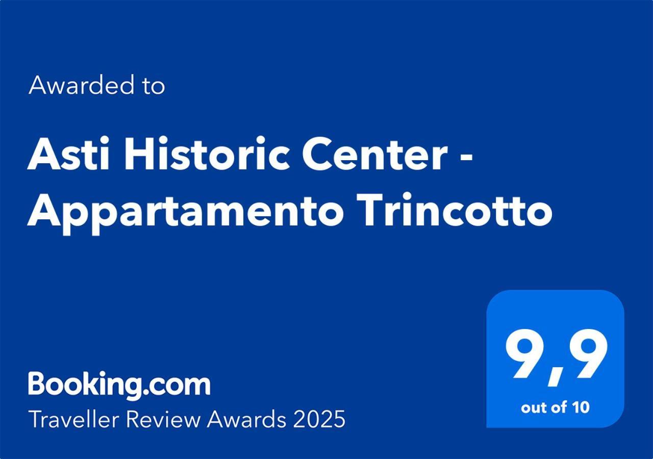 Asti Historic Center - Appartamento Trincotto Экстерьер фото